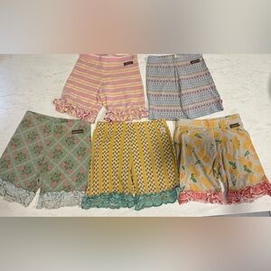 Matilda Jane Ruffle Shorts BUNDLE Sz 8-10